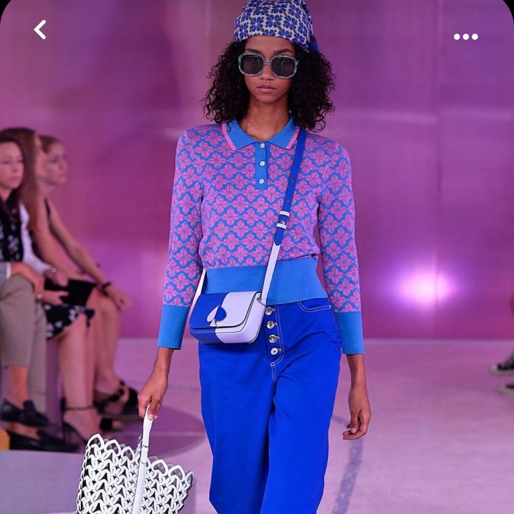 Kate Spade Metallic Floral Sweater. NWOT